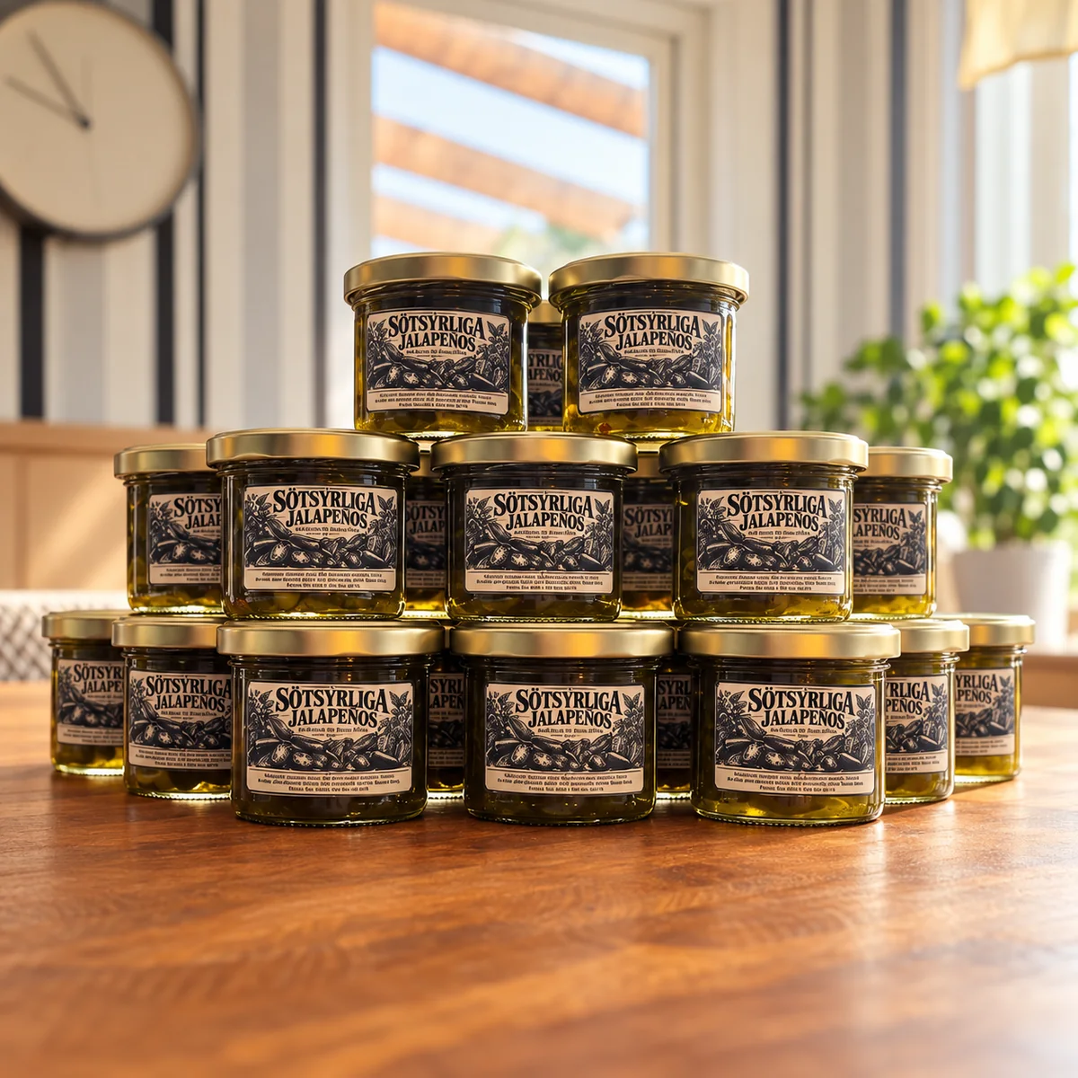 Burkar med sötsyrliga jalapeños